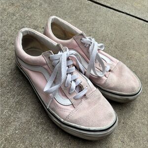 Vans Women's Soft Pink Canvas Sneakers